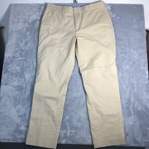 J. Crew Men's Flex Slim Bedford Straight-Fit Chino's Khaki Size 34 x 32